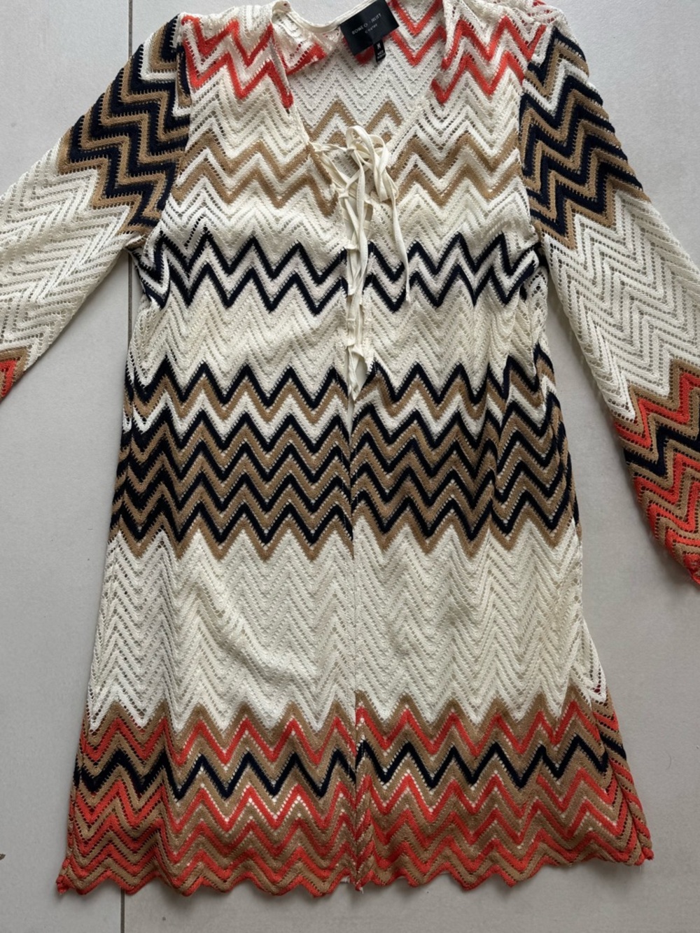 Nwot Romeo & Juliet chevron knit dress sz M